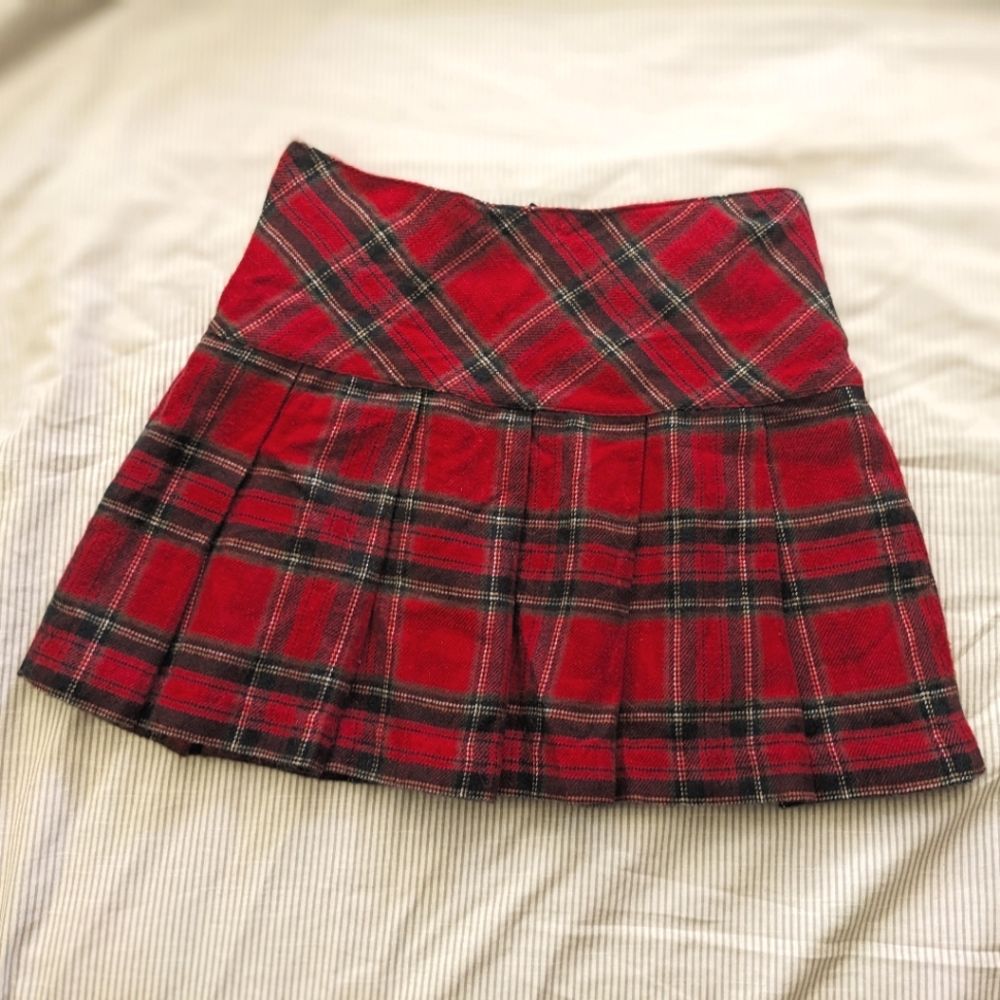 Pleated Schoolgirl Mini Skirt Size 2